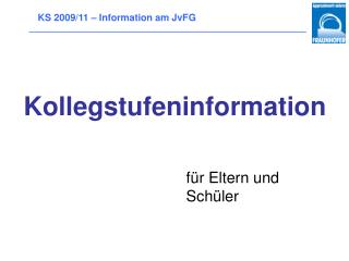 Kollegstufeninformation