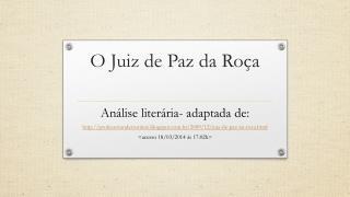 O Juiz de Paz da Roça