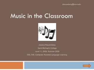 Music in the Classroom