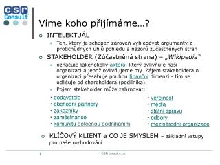 Víme koho přijímáme…?