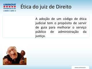 Ética do juiz de Direito