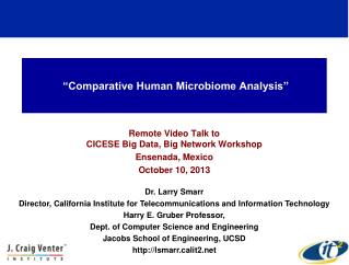 “Comparative Human Microbiome Analysis”
