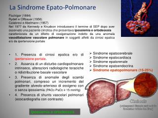La Sindrome Epato-Polmonare