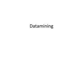 Datamining