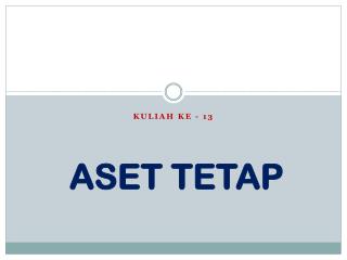 ASET TETAP