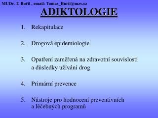 ADIKTOLOGIE