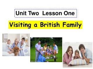 Unit Two Lesson One
