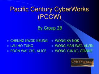 Pacific Century CyberWorks (PCCW)