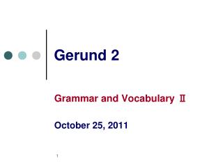 Gerund 2