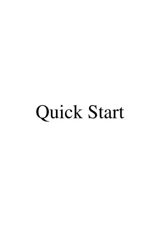 Quick Start