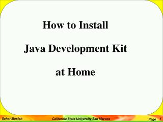 How to Install Java Development Kit at Home