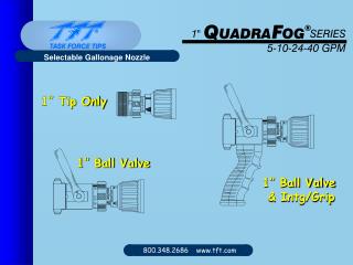 Selectable Gallonage Nozzle