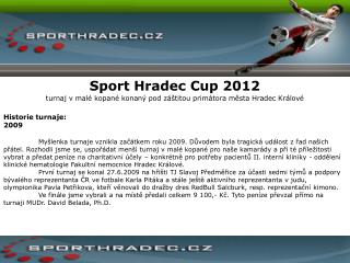 Sport Hradec Cup 2012 turnaj v malé kopané konaný pod záštitou primátora města Hradec Králové