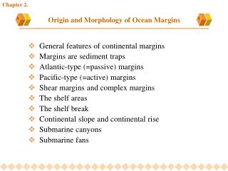 Origin and Morphology of Ocean Margins