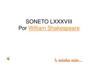 SONETO LXXXVIII Por William Shakespeare