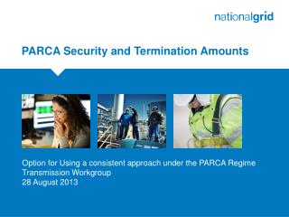 PARCA Security and Termination Amounts