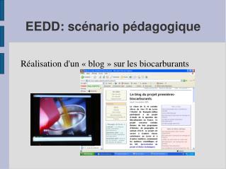 EEDD: scénario pédagogique