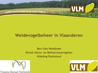 Weidevogelbeheer in Vlaanderen