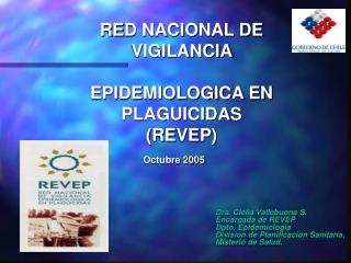 RE D NACIONAL DE VIGILANCIA EPIDEMIOLOGICA EN PLAGUICIDAS (RE VEP )