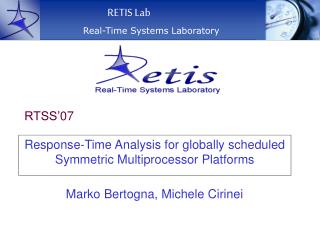 Response-Time Analysis for globally scheduled Symmetric Multiprocessor Platforms