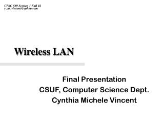 Wireless LAN