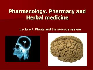Pharmacology, Pharmacy and Herbal medicine