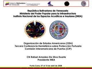 República Bolivariana de Venezuela Ministerio del Poder Popular para la Infraestructura