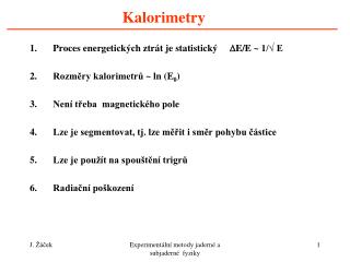 Kalorimetry