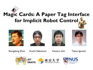 Magic Cards: A Paper Tag Interface for Implicit Robot Control