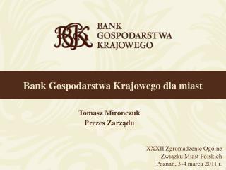 Bank Gospodarstwa Krajowego dla miast