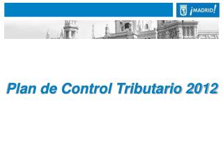 Plan de Control Tributario 2012