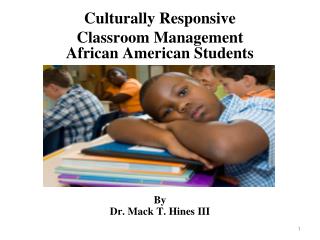 Culturally Responsive Classroom Management