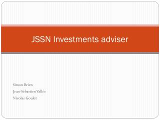 JSSN Investments adviser