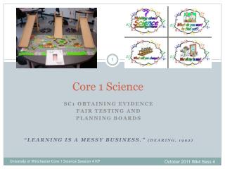Core 1 Science