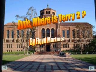 Dude, Where is Terry 2 ?