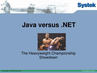 Java versus .NET