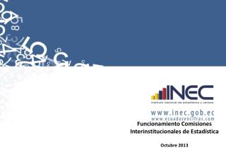 Funcionamiento Comisiones Interinstitucionales de Estadística Octubre 2013