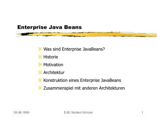 Enterprise Java Beans