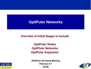 OptIPuter Networks