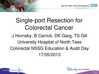 Single-port Resection for Colorectal Cancer