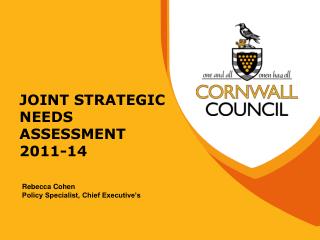 JOINT STRATEGIC NEEDS ASSESSMENT 2011-14