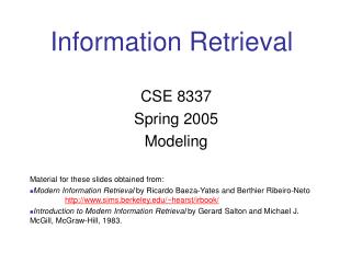 Information Retrieval