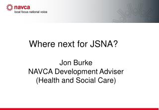 Where next for JSNA?