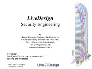 LiveDesign Security Engineering