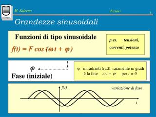 Grandezze sinusoidali