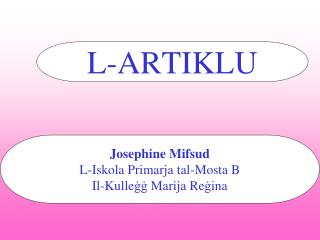 L-ARTIKLU