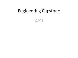 Engineering Capstone