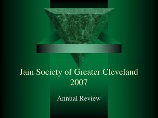 Jain Society of Greater Cleveland 2007