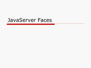 JavaServer Faces