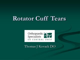 Rotator Cuff Tears